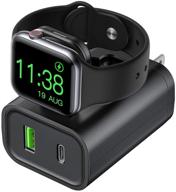 beasaf iphone fast charger with apple watch wireless charger - 24w usb c wall charger for iphone 12/12 mini/12 pro max, pd charger for airpods pro, ipad pro logo