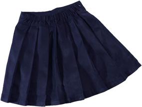 img 1 attached to 👗 Stylish and Trendy: Beautifulfashionlife Waisted Pleated Tennis Stripes Girls' Clothing and Skirts & Skorts