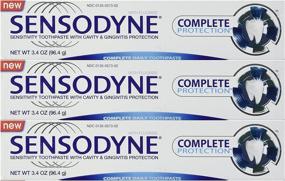 img 4 attached to 🦷 Sensodyne Complete Protection Toothpaste 3.4, 10.2 Ounce, (Pack of 3): Advanced Oral Care for Sensitive Teeth