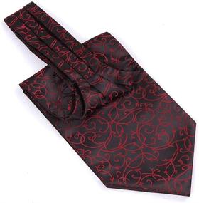 img 3 attached to Secdtie Cravat Woven Tuxedo Formal Men's Accessories
