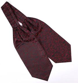 img 1 attached to Secdtie Cravat Woven Tuxedo Formal Men's Accessories
