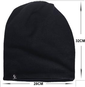 img 1 attached to VECRY Men's Slouchy Beanie Hat - Long Baggy Knit Skull Cap for Hip-hop Style, Winter and Summer B305