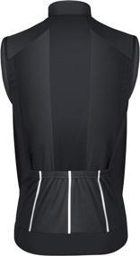 img 3 attached to CEROTIPOLAR Men's Cycling Vest: Windproof Bike Vest with Reflective Tape Cargo Pockets