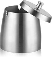 🌬️ windproof rainproof stainless ashtray with increased capacity - premium quality логотип