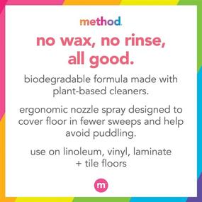 img 1 attached to 🌿 Method Squirt + Mop Hard Floor Cleaner in Spearmint Sage - 6 Pack (25 oz) - Packaging May Vary