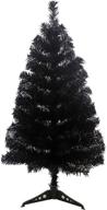 🎄 stunning prettybuy 3-foot pvc christmas tree with plastic stand (black) for a gorgeous holiday celebration logo