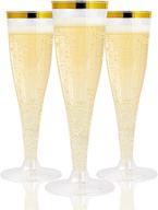 plastic champagne toasting glasses disposable logo