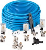 🔧 maxline 1/2 inch x 100 feet air compressor accessories kit: leak-proof hdpe-aluminum piping system, easy installation, connects w/ any hose, 100 psi, 35-piece set - m3800 logo