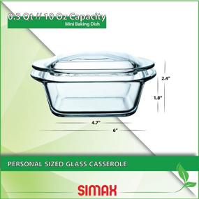 img 3 attached to Simax Clear Square Shaped Casserole