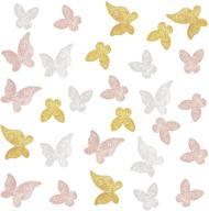 🦋 120pcs olycraft butterfly resin fillers - 2-style epoxy resin accessories for craft making, golden, rose gold, silver logo