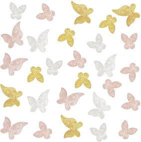 img 4 attached to 🦋 120pcs OLYCRAFT Butterfly Resin Fillers - 2-Style Epoxy Resin Accessories for Craft Making, Golden, Rose Gold, Silver