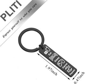 img 3 attached to PLITI Gamer Keychain Repeat Enthusiast