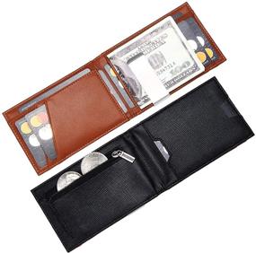 img 2 attached to 💼 Stylish Men's Bifold Wallet with Money Clip: Essential Men's Accessories