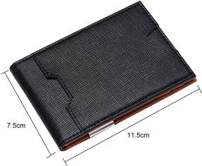 img 3 attached to 💼 Stylish Men's Bifold Wallet with Money Clip: Essential Men's Accessories