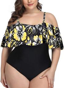 img 4 attached to Daci Swimsuits Shoulder Control Swimwear Women's Clothing in Swimsuits & Cover Ups