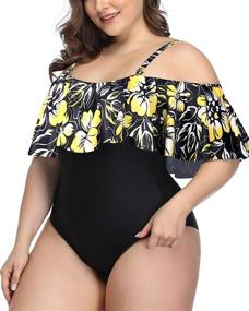 img 1 attached to Daci Swimsuits Shoulder Control Swimwear Women's Clothing in Swimsuits & Cover Ups