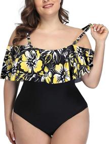 img 2 attached to Daci Swimsuits Shoulder Control Swimwear Women's Clothing in Swimsuits & Cover Ups