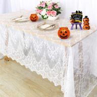 white lace tablecloth lace tablecloth 60x120 inch embroidered логотип