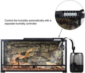 img 1 attached to Enhance Habitat Comfort with WACOOL Adjustable Reptile Fogger Terrarium 🦎 Humidifier: Large Tank Fog Machine for Reptiles, Amphibians, Herps, and Vivariums