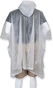img 3 attached to Splashmacs Unisex Adults Plastic Poncho Women's Clothing for Coats, Jackets & Vests