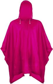 img 2 attached to Splashmacs Unisex Adults Plastic Poncho Women's Clothing for Coats, Jackets & Vests