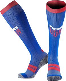 img 4 attached to MudGear USA Compression Socks Patriotic