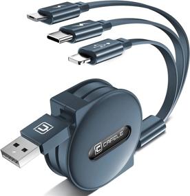 img 4 attached to CAFELE Charging Retractable Micro USB Compatible Industrial Electrical