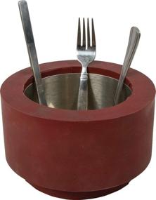 img 1 attached to 🍽️ San Jamar KA600 Katchall Rubber Flatware Scrap Block: Efficient Kitchen Tool for Dish Tables