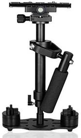 img 1 attached to 📸 Wondalu S40 15.8'/40CM Handheld Camera Stabilizer for DSLR Steadicam Canon Nikon GoPro AEE Video | Quick Release Plate Included