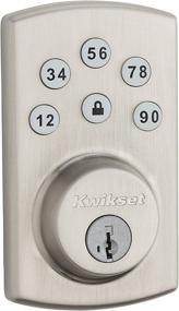 img 4 attached to 🔒 Kwikset 99070-101 Powerbolt 2 Electronic Keyless Entry Deadbolt with Single Cylinder and SmartKey Security in Satin Nickel