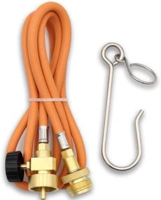 img 4 attached to 🔥 MAPP Gas Hose | Compatible with 14 oz MAPP or 16 oz Propane Tank (CGA 600 RH) | Enhanced SEO