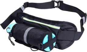 img 1 attached to 🏃 Waterproof Running Waist Bag with Sport Water Bottle Holder - LERTREE Running Bag for Men and Women, Ideal for Sports, Gym, and Fitness