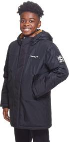 img 2 attached to Timberland Heavyweight Boys' Full Zip Puffer Jacket