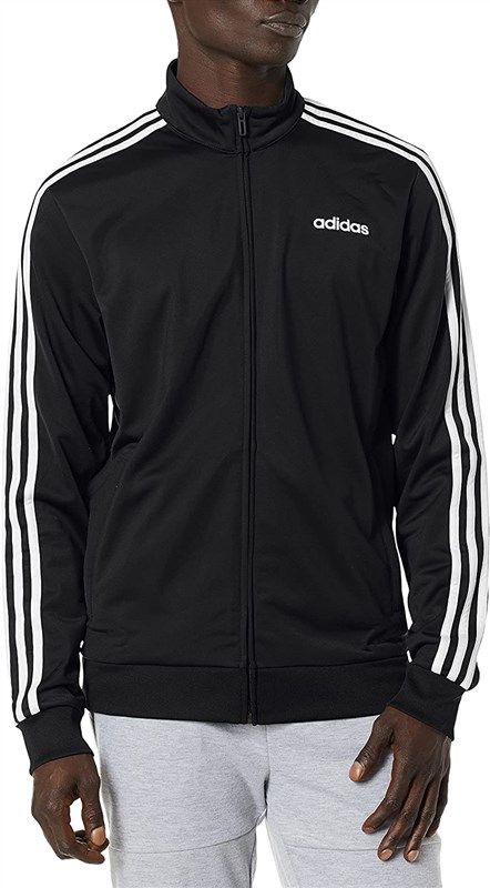adidas essentials 3 stripes tricot jacket sports & fitness for tennis & racquet sports 로고