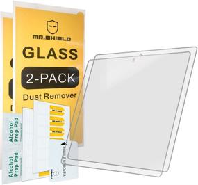 img 1 attached to 📱 Mr.Shield [2-PACK] Tempered Glass Screen Protector for Google Pixel C Tablet - High 9H Hardness, Ultra Thin 0.3mm, Lifetime Replacement