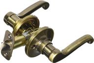 🚪 vintage universal passage door lever in antique brass finish by schlage j dexter логотип