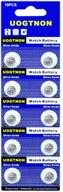 ⌚ 394 sr936sw watch battery 1.55v - long-lasting silver oxide button cell - pack of 10 logo