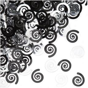 img 2 attached to Creative Converting Confetti Swirls Black