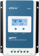 ⚡️ epever mppt charge controller 30a 12v/390w, 24v/780w, common negative grounding, maximum pv 100v lcd display for lead-acid sealed/gel(agm)/flooded and lithium battery charging (mppt 30a) logo