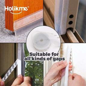img 1 attached to 🚪 Holikme Silicone Stripping Door – Transparent & Suitable for Optimal SEO