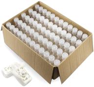 🧴 60-pack clear plastic refillable flip-top bottles: bpa/paraben-free for hand sanitizer, shampoo, lotion & more (2oz/60ml) logo