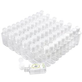 img 3 attached to 🧴 60-Pack Clear Plastic Refillable Flip-Top Bottles: BPA/Paraben-Free for Hand Sanitizer, Shampoo, Lotion & More (2oz/60ml)