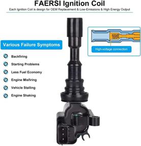 img 1 attached to FAERSI Набор из 3 катушек зажигания для Kia Sorento V6 3.5L 2003-2006 годов, UF-431, C1445 - Эффективное улучшение системы зажигания вашего автомобиля.