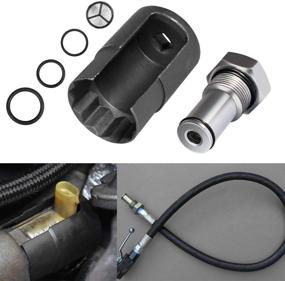 img 4 attached to Sunluway 6.0 IPR Valve Socket and Test Fitting Tool Kit - Injector Pressure Regulator Valve Socket Kit for Enhanced Compatibility with Ford 6.0L E350 E450 Excursion F250 F350 F450 F550 Models from 2003-2010