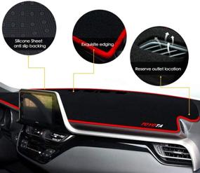 img 3 attached to PGONE Dashboard Console Protector Sunshield Interior Accessories