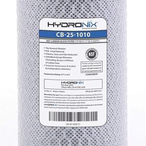 img 1 attached to Enhance Your Water Quality with Hydronix CB 25 1010 Carbon Filter Length