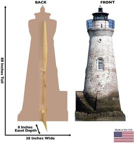 img 3 attached to 🏰 Enhanced Graphics Lighthouse Life Size Cardboard Cutout Standup: Stand tall with our upgraded version