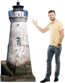 img 2 attached to 🏰 Enhanced Graphics Lighthouse Life Size Cardboard Cutout Standup: Stand tall with our upgraded version