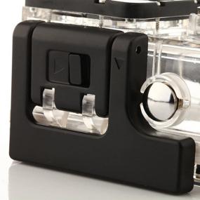 img 2 attached to 📷 Waterproof Case and Floating Sponge for VVHOOY Action Camera, Compatible with AKASO EK7000/Vemont/Remali/COOAU/HLS/Jadfezy Action Camera for Outdoor Sports