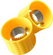 🌽 efficient corn peeler, cutter, and cob stripper – lenmu mica simple kitchen tool for easy corn removal (2 pack) logo